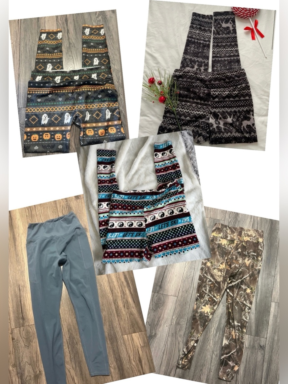 Set of 5 leggings